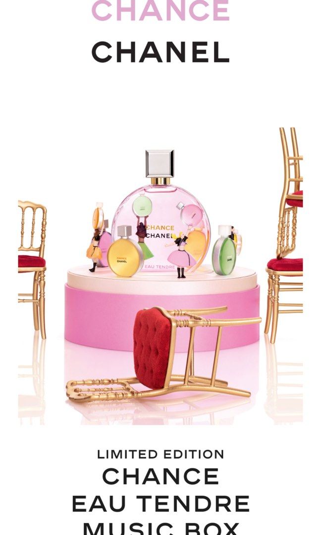 Chanel CHANCE EAU TENDRE Eau de Parfum music box 2022 limited edition