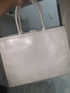 Charles and Keith Tote Bag (off-white)