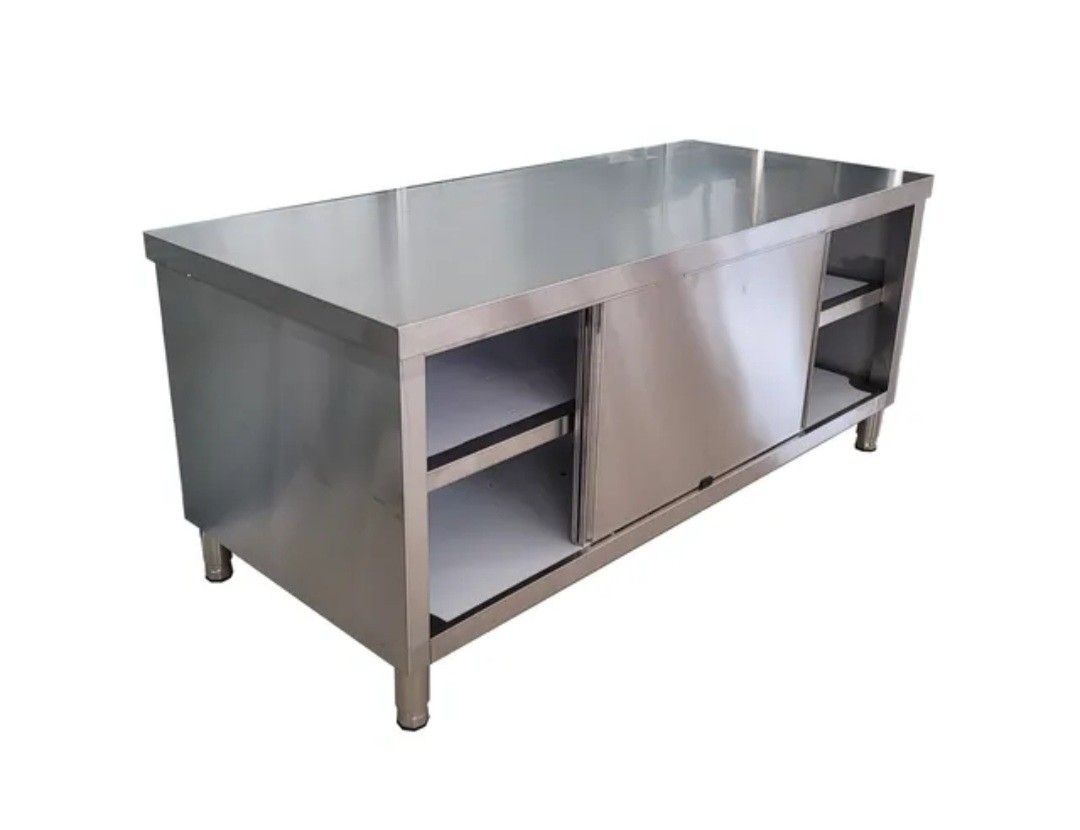 150x60x80cm Stainless Kitchen Working Table Cabinet SUS304 (Category: Other Kitchenware & Tableware) located in Manila. Submitted by vangabriel26 (Listing ID 1231928536, Image 3). Description: Check out Stainless Kitchen Working Table Cabinet SUS304 available payment gcash to holle money to code cp number 0976384116.