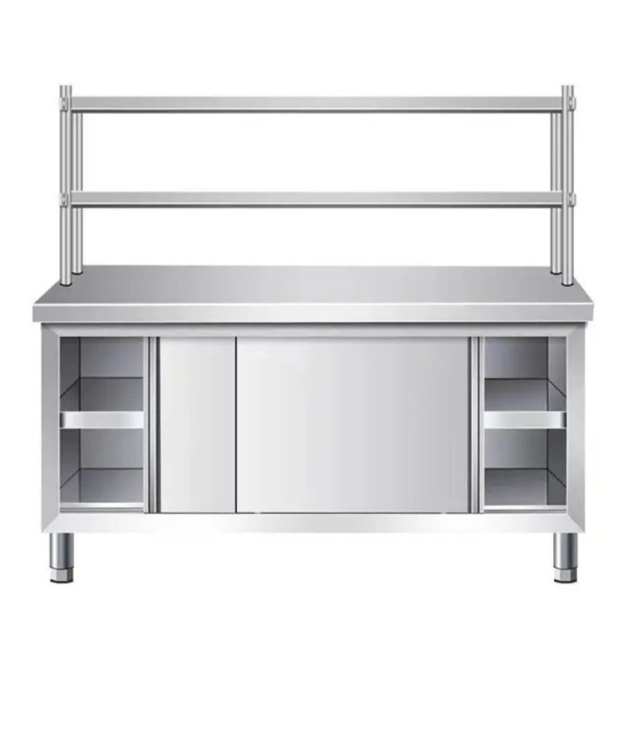 150x60x80cm Stainless Kitchen Working Table Cabinet SUS304 (Category: Other Kitchenware & Tableware) located in Manila. Submitted by vangabriel26 (Listing ID 1231928536, Image 1). Description: Check out Stainless Kitchen Working Table Cabinet SUS304 available payment gcash to holle money to code cp number 0976384116.