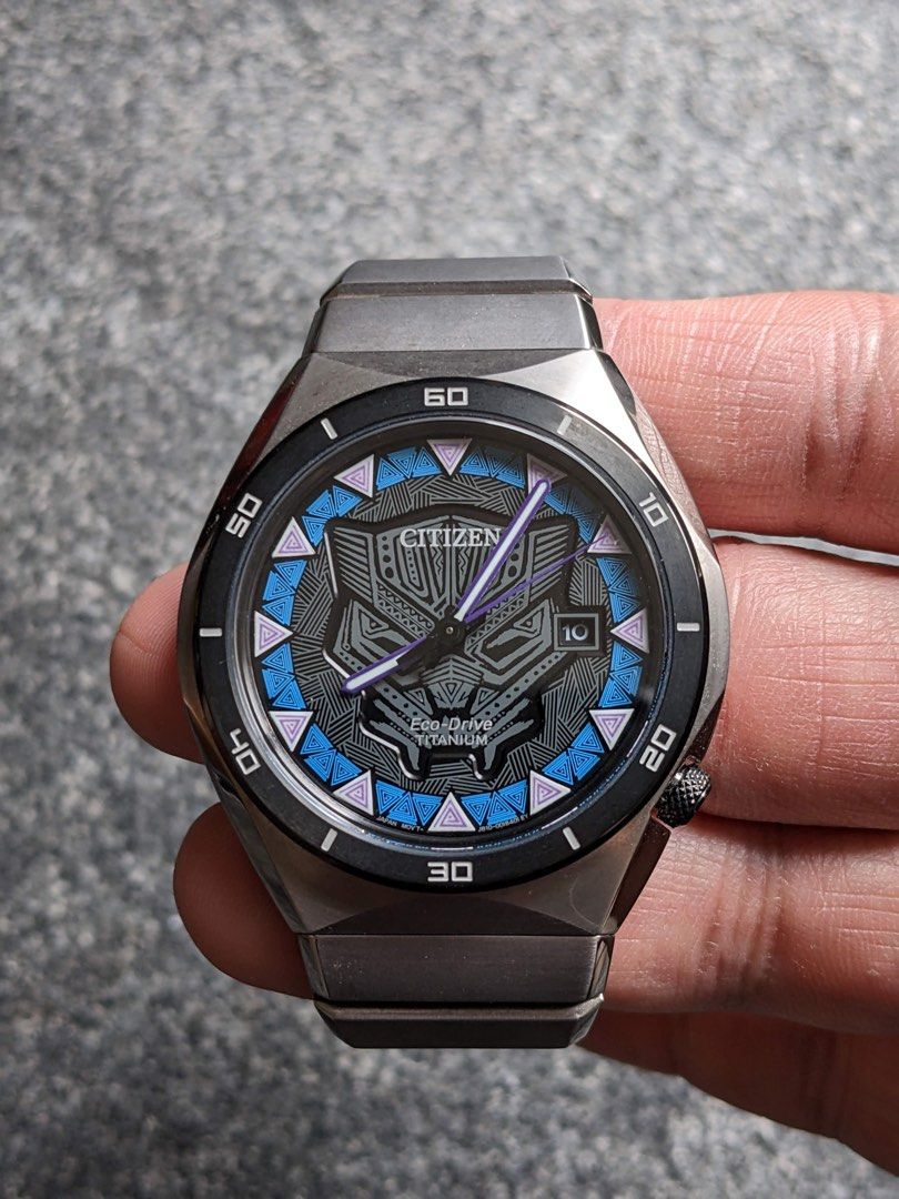 Citizen eco drive black panther top