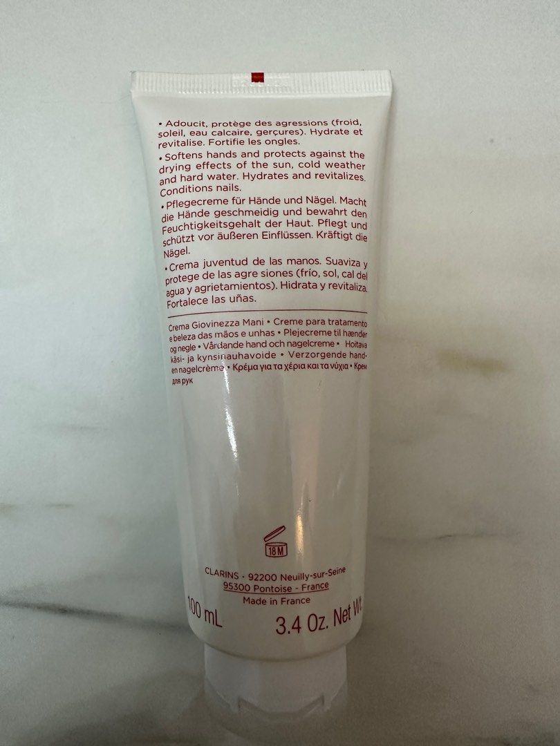 Clarins Hand and Nail Treatment Cream (Authentic) Softens hands