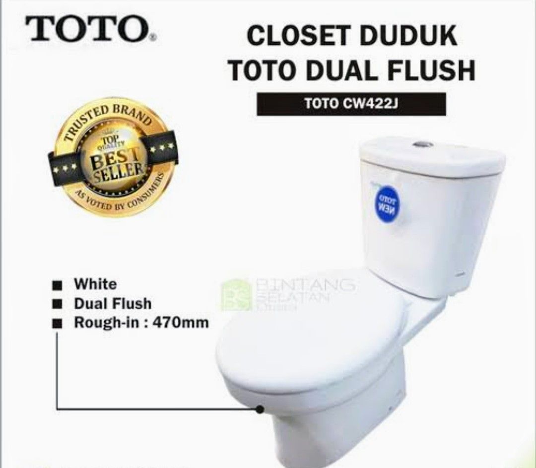 Closet Duduk Toto CW422J/ SW422JP on Carousell