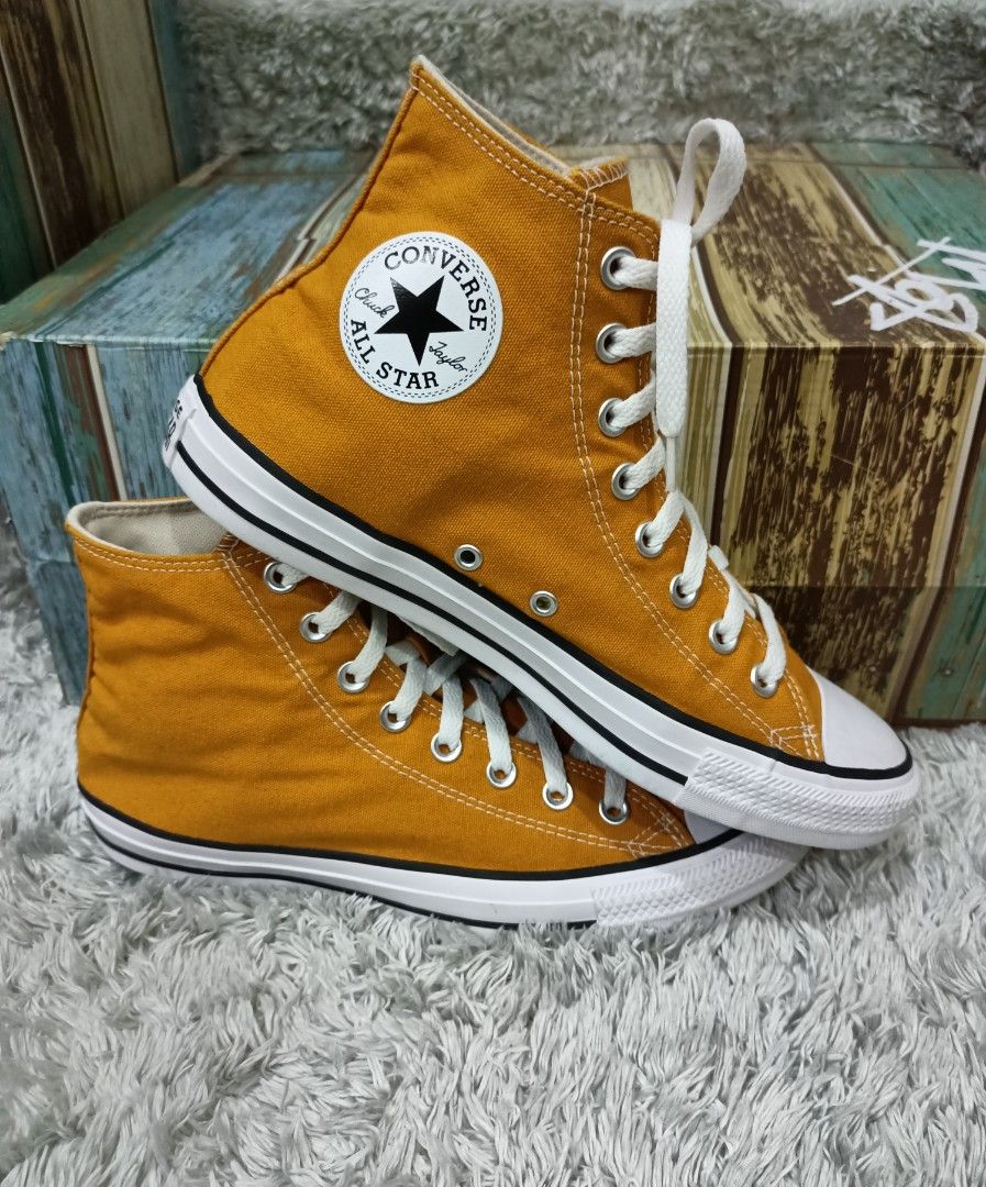 Mustard converse high sales tops