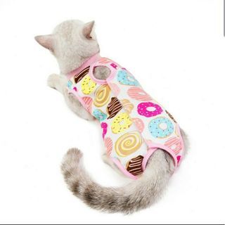 Sqinans Female Cat Surgery Suit Pet Cats Sterilization Clothes Weaning Clothing  Pet Postoperative Vest Anti-Off Anti-bite - Price history & Review, AliExpress Seller - Sqinanshome Store