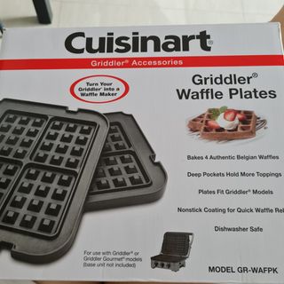 Cuisinart Griddler Waffle Plates Griddle Accessories GR-WAFP