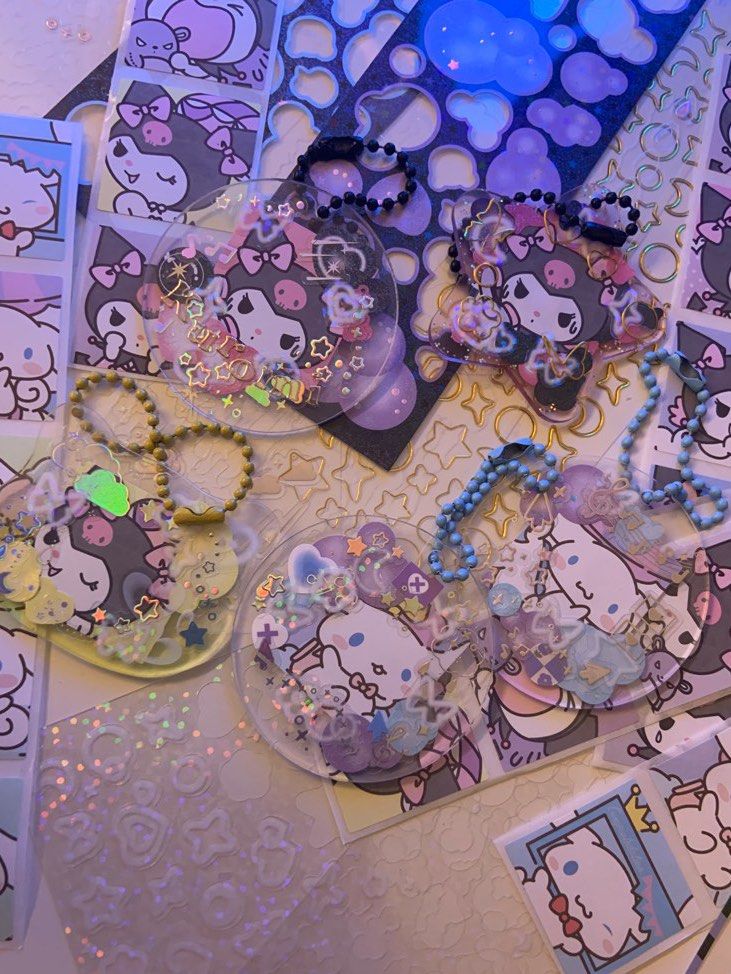 custom sanrio keychains!!