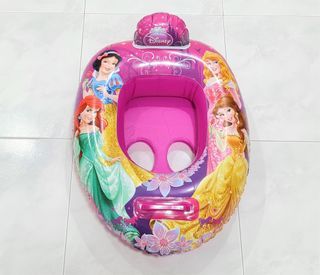 [Deliver to Door Step] Disney Princess Junior Inflatable Swimming Seat Float with Front Handle