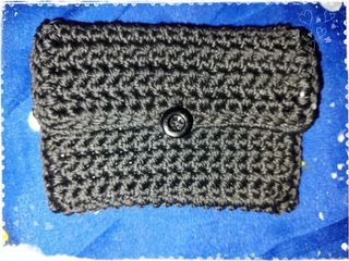 Dompet rajut handmade card holder