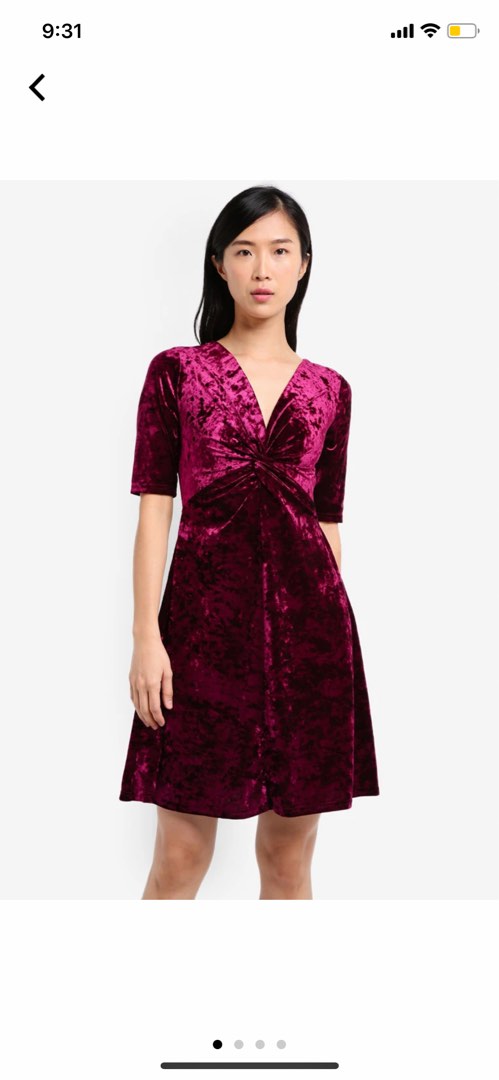 Dorothy perkins velvet dress shop