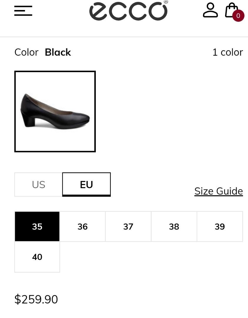 Ecco sculptured 45 plain pump cheap
