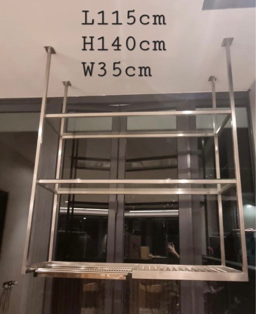 Excel Hardware Ceiling Dish Rack, Furniture & Home Living, Bathroom