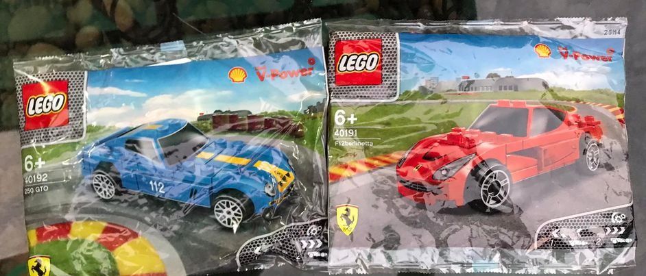 Ferrari Toy Collectibles (Category: Vehicle & Diecast Models) located in Manila. Submitted by whiskycollector27 (Listing ID 1231898310, Image 3). Description: Limited Edition Shell Collectibles 🚗💯🔥 ✔ Shell Ferrari toy car pull back display collectibles complete with holographic background ✔ Shell Lego collectible complete set - Ferrari F138 - Ferrari F12 Berlinetta - Ferrari 512 S - Ferrari 250 GTO - Shell Tanker - Finish Line & Podium - Shell