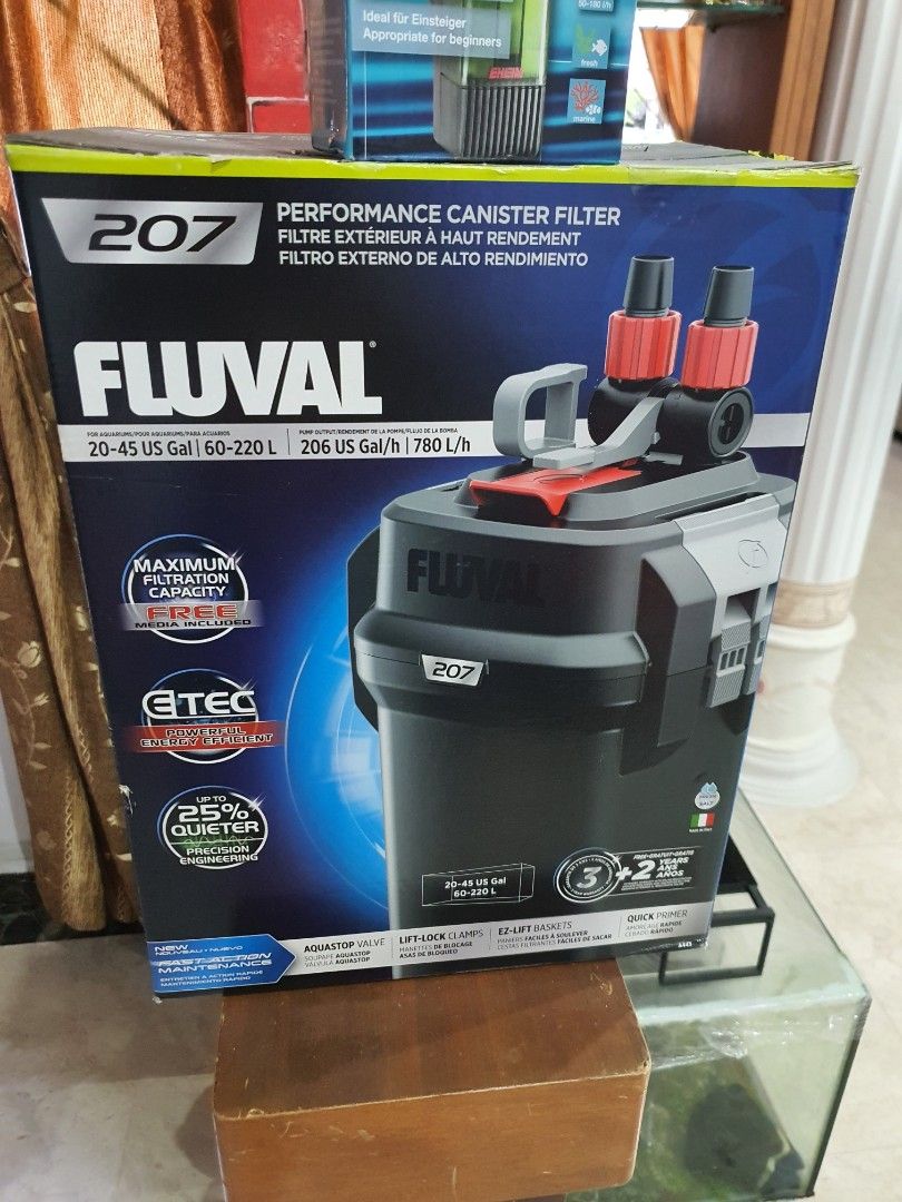 Fluval 207 canister filter, Pet Supplies, Homes & Other Pet Accessories