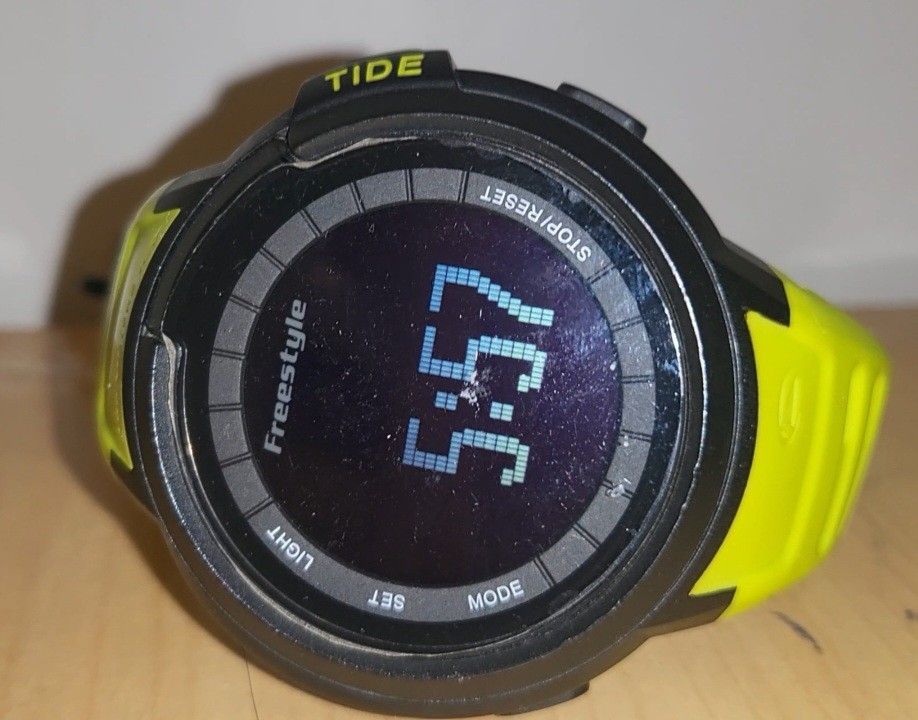 Freestyle Shark Watch (Category: Men's Watches) located in Manila. Submitted by oninon123 (Listing ID 1231889668, Image 1). Description: for sale used Freestyle Shark Watch Php 3,000 (srp 5k) newly changed battery with screen protector water resistant only (not waterproof) pasig.