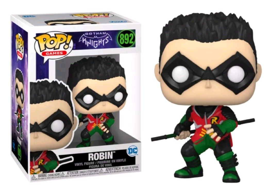 Funko Pop Games Gotham Knights Red Hood 891 Robin 892