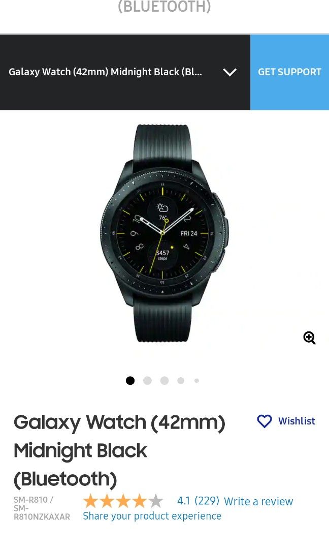 Samsung galaxy watch 42mm bluetooth review top