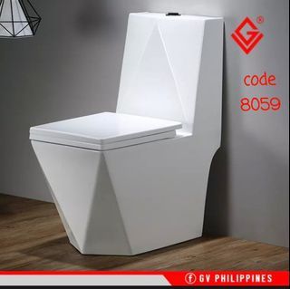 GV 8059 One Piece Water Closet Toilet Bowl