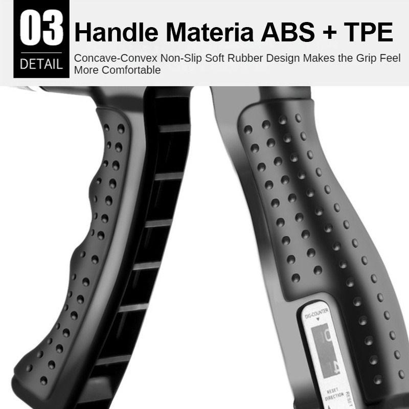 Hand Grip Strengthener With Automatic Counter – Adjustable Resistance 5-100KG – For Gym & Training