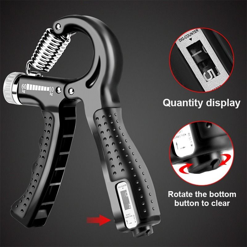 Hand Gripper/ Hand Grip Strengthener Adjustable Countable Counter