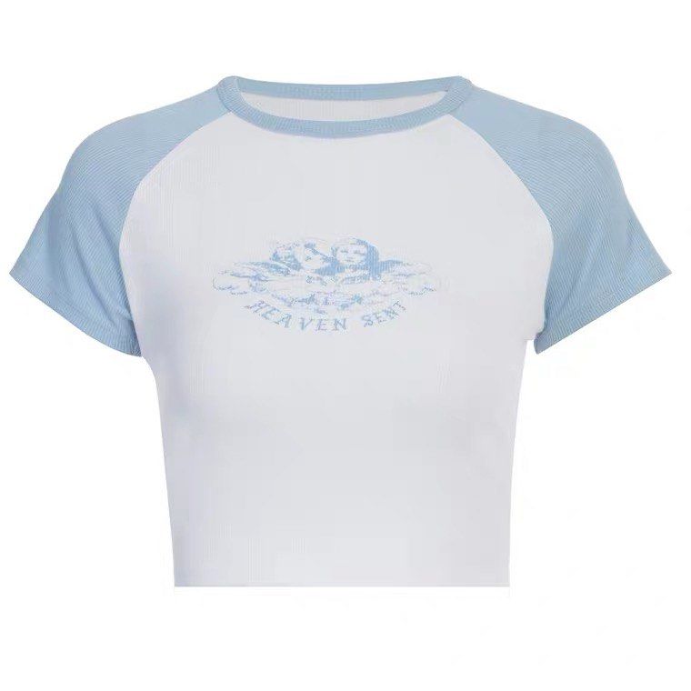 Brandy melville Hawaii blue crop top tee t shirt - Tops & T-Shirts -  Ottawa, Ontario, Facebook Marketplace