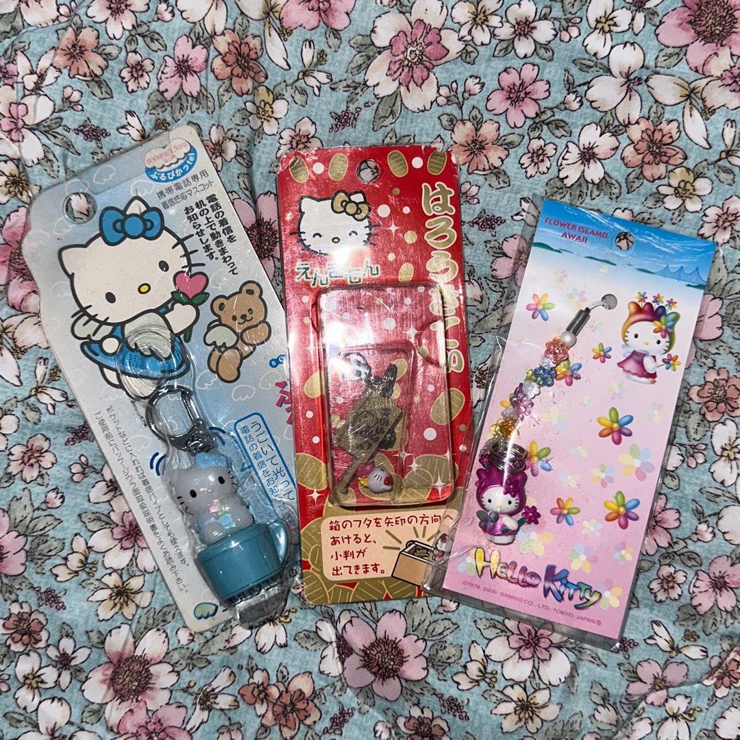 hello kitty gotochi keychain set on Carousell