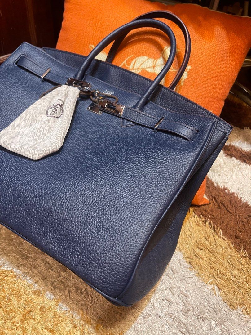 Hermes birkin navy top