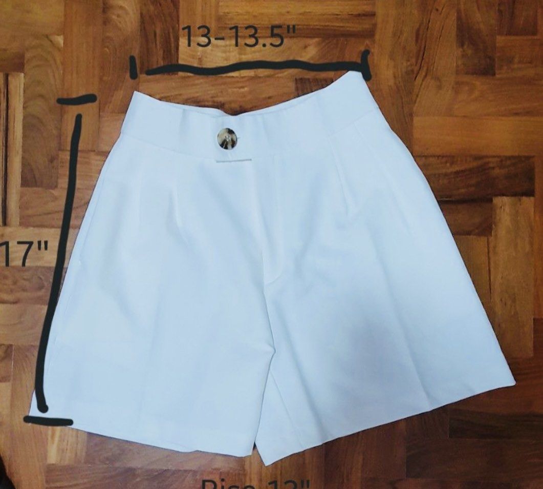 White deals formal shorts