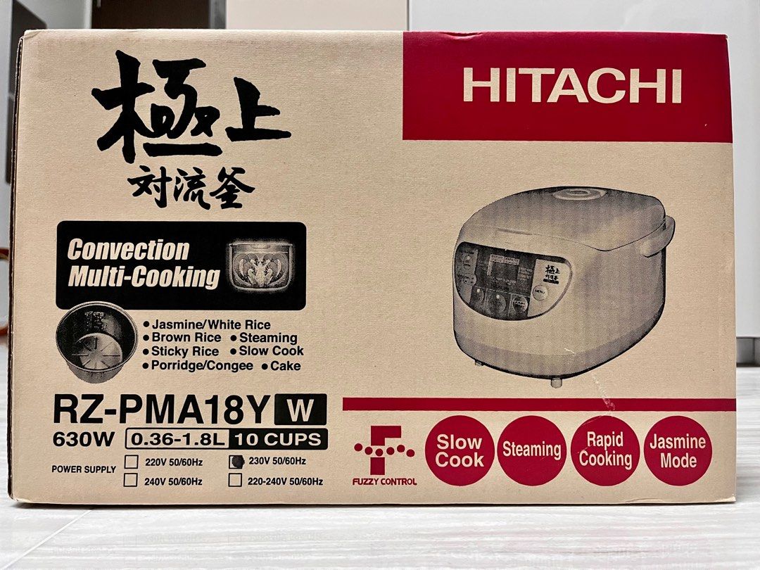 Hitachi Rice Cooker 1.8L, TV & Home Appliances, Kitchen Appliances