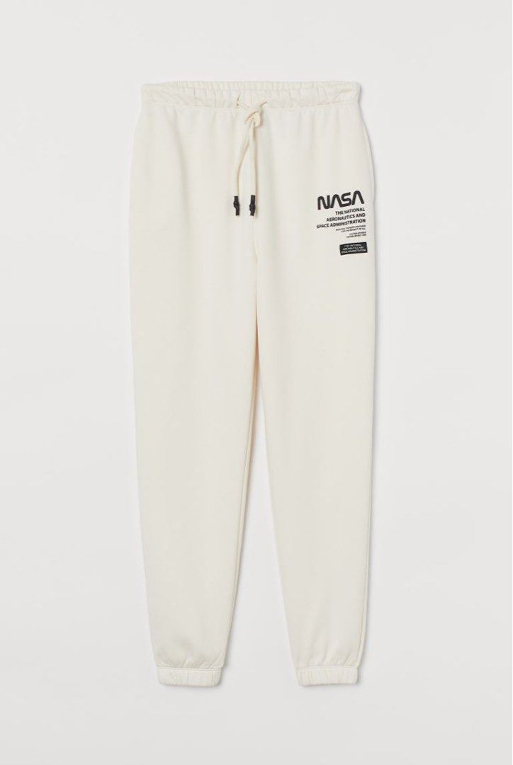 H M NASA Girls Sweatpants XS Cream White Size XS Carousell