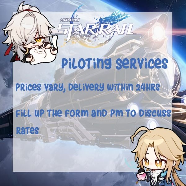 honkai star rail pilot piloting services, Video Gaming, Video Games, Others on Carousell