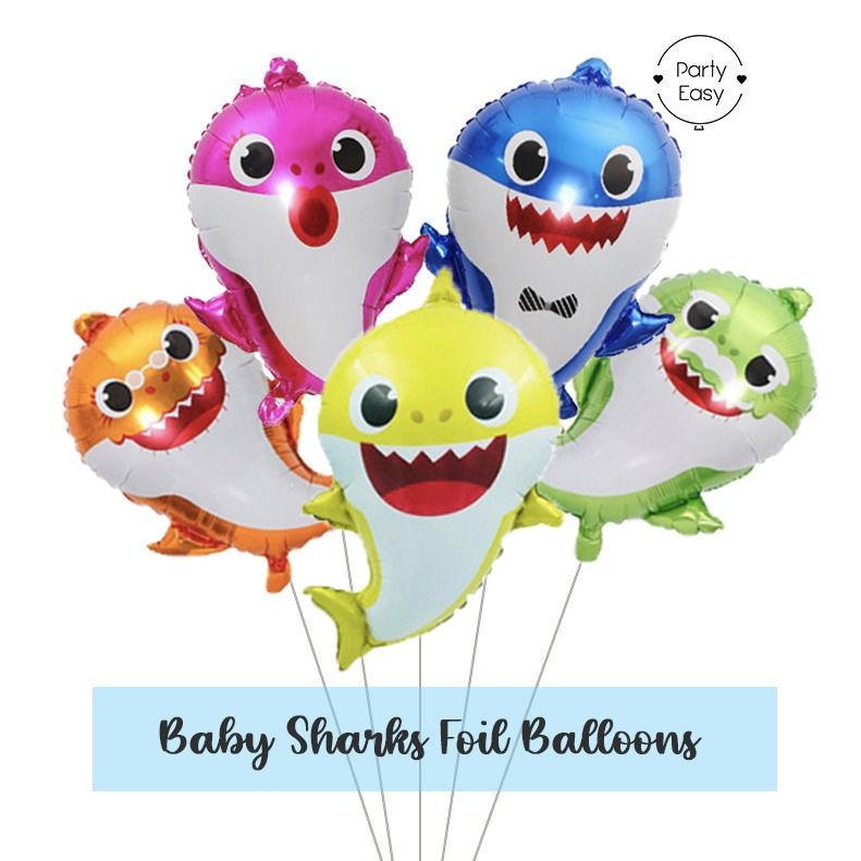 🔥HOT COMBO🔥Baby Shark + Number Helium Foil Balloon Kids Birthday Party  Decoration, Hobbies & Toys, Stationery & Craft, Occasions & Party Supplies  on Carousell