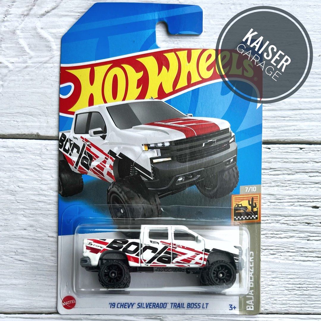 Hot wheels 19 chevy shop silverado trail boss lt