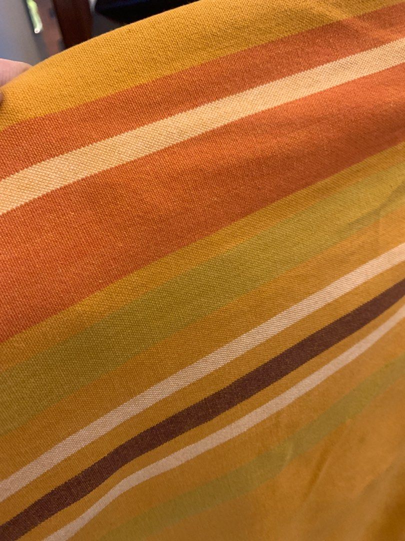 (ic-49) yellow orange rectangular table cloth (Category: Table Linen & Textiles) located in Marikina City. Submitted by theflos (Listing ID 1231858601, Image 3). Description: 86" x 56".