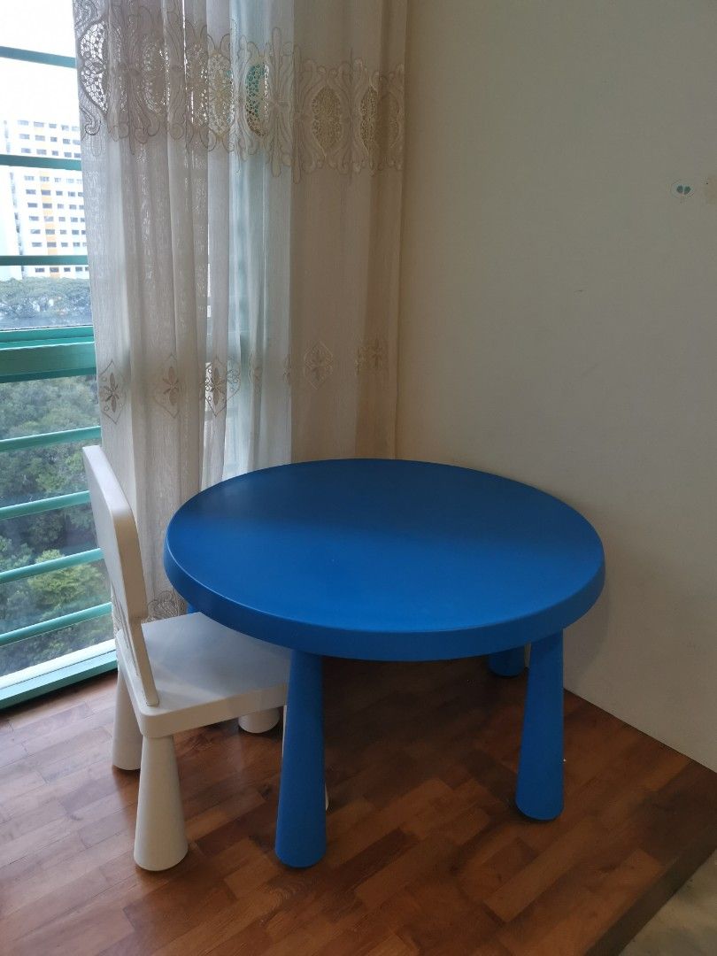 IKEA kids table and chair, Babies & Kids, Baby Nursery & Kids Furniture