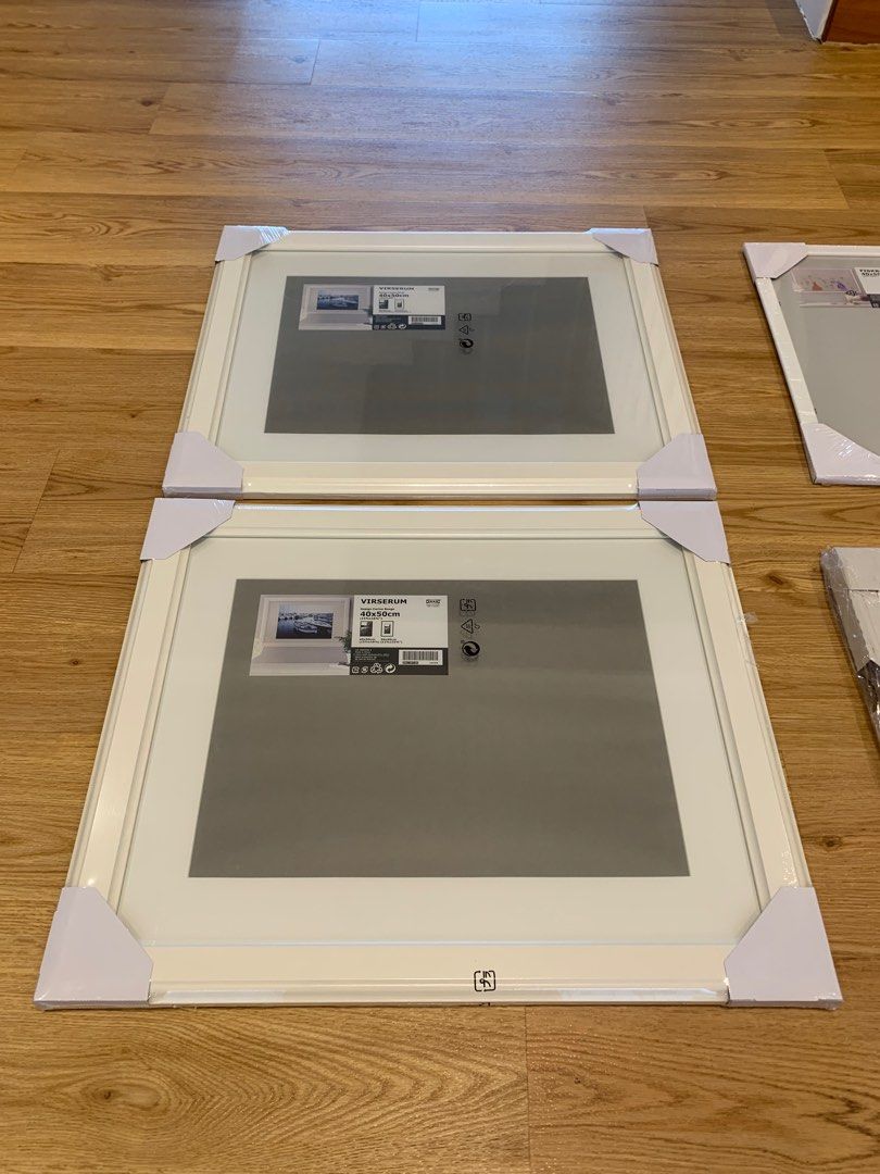 Ikea large photo frames 2 pieces, Furniture & Home Living, Home Decor