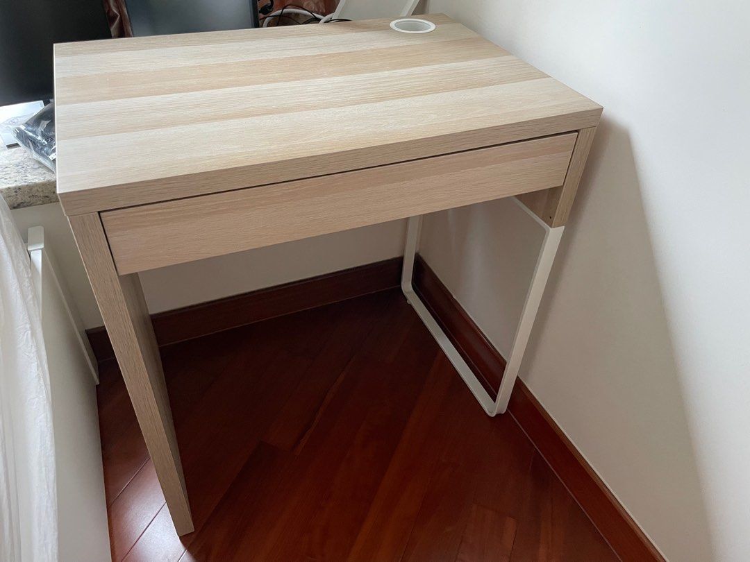 Micke shop desk oak
