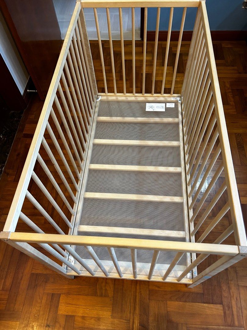 IKEA COT & MATTRESS SNIGLAR & JATTETROTT, Babies & Kids, Baby Nursery