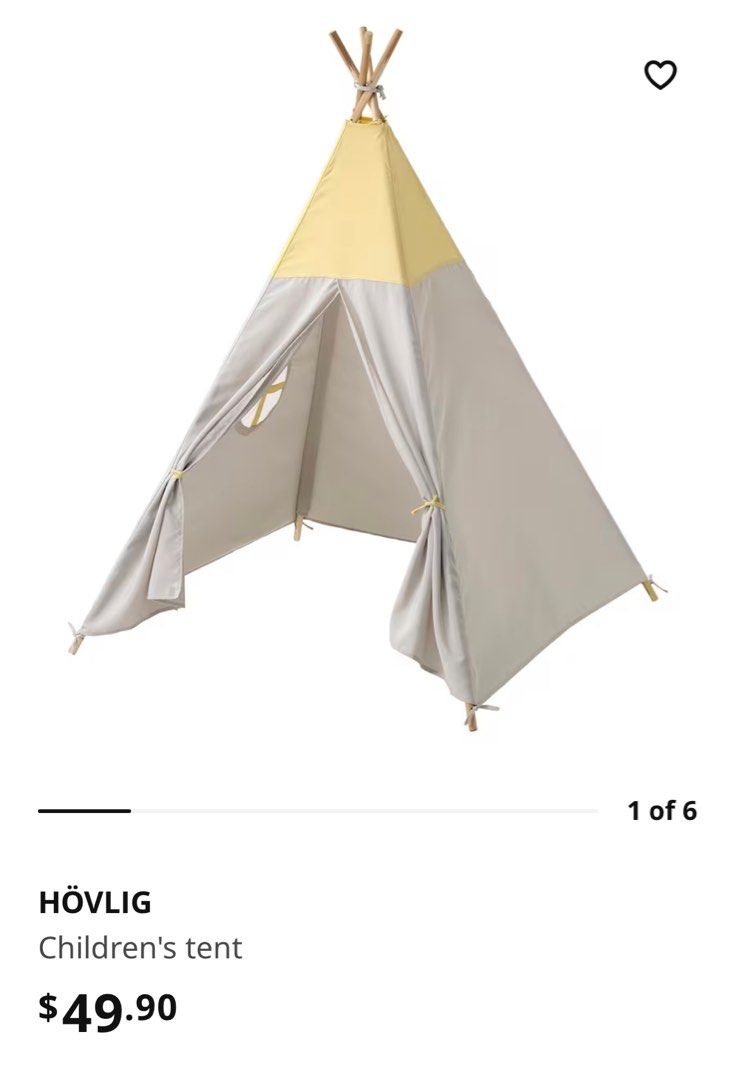 IKEA Teepee Tent, Babies & Kids, Baby Nursery & Kids Furniture, Other