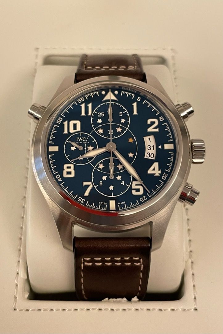 Iwc petit prince double chronograph shop