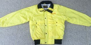 Jaket gelembung windbreaker vintage