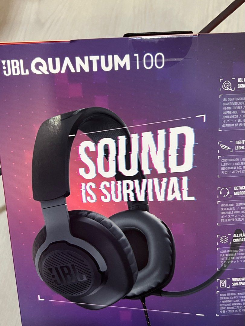 JBL QUANTUM 100, Audio, Headphones & Headsets on Carousell