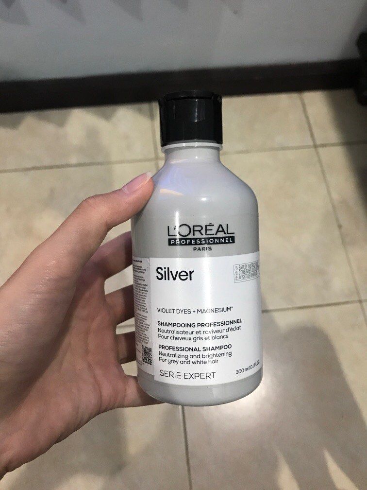 (JUAL CEPAT!) Shampoo Silver Loreal Professional Paris Sampo Semir on