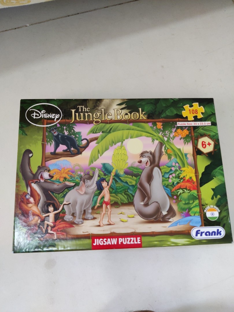 Jungle book puzzle - easy for beginners, Hobbies & Toys, Toys & Games on  Carousell
