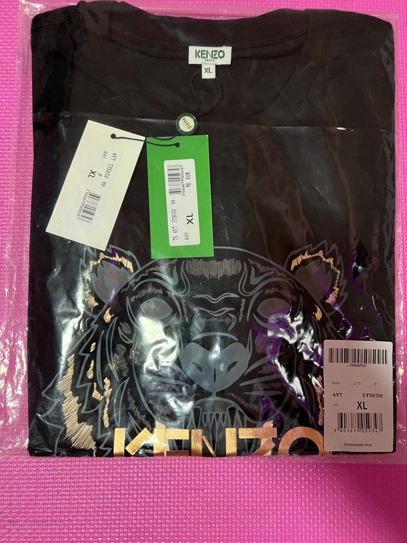 Kenzo bronze tiger Men s Fashion Tops Sets Tshirts Polo