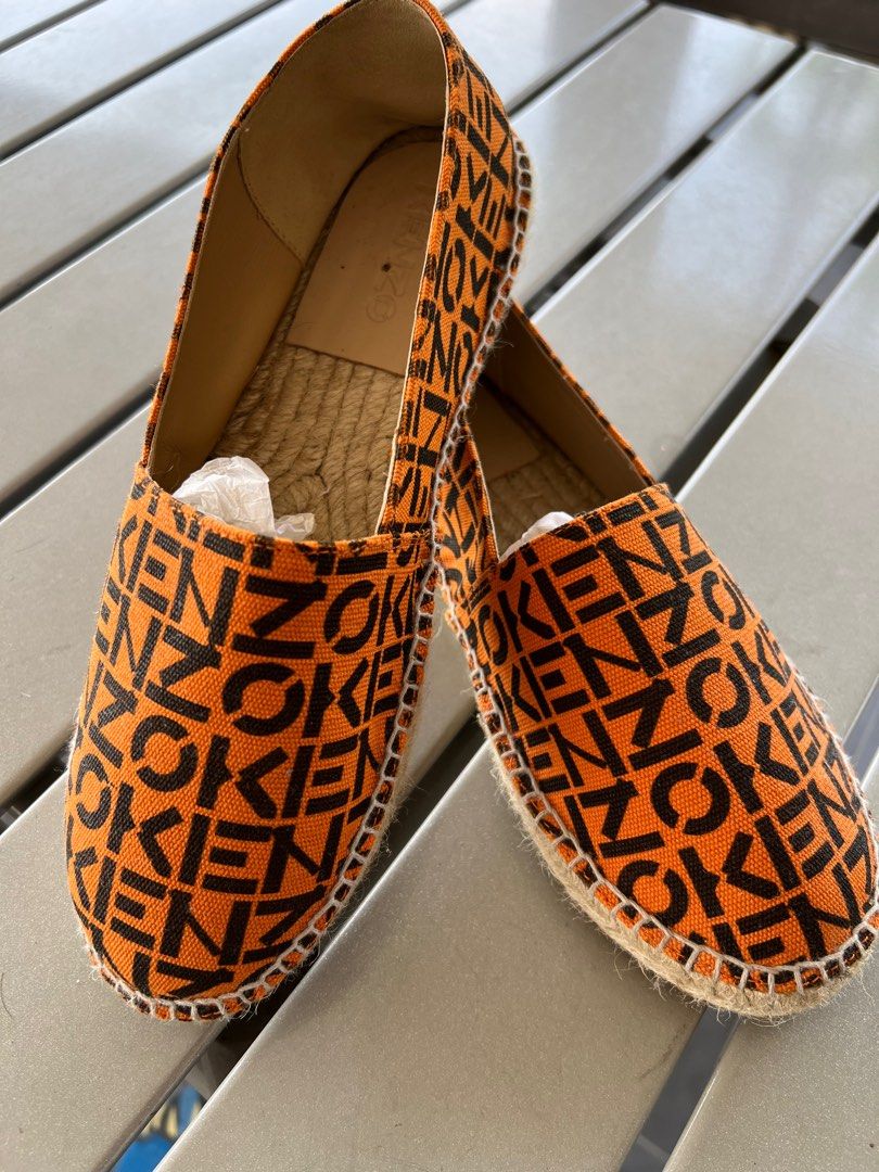 Orange top kenzo espadrilles