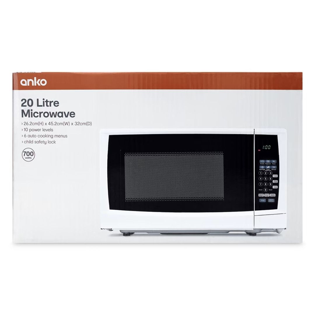 Kmart anko 20l microwave hotsell