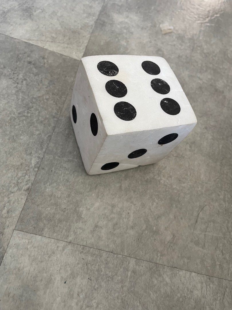 Large foam dice, Hobbies & Toys, Toys & Games on Carousell
