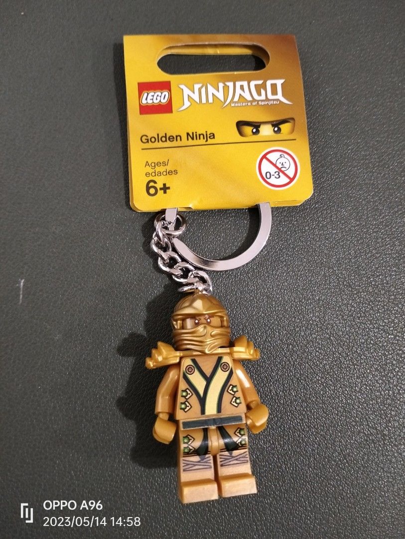 Lego Ninjago Golden Ninja Keychain, Hobbies & Toys, Toys & Games on