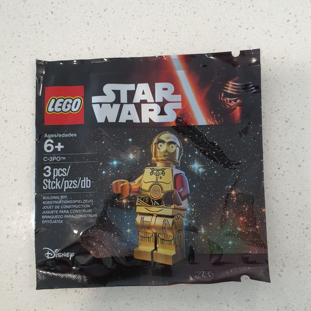 Lego PolyBag Star Wars C 3PO Hobbies Toys Toys Games on Carousell